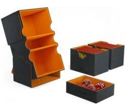 Gamegenic Deckbox Stronghold 200+ XL Convertible Black/Orange -DRAGON SHIELD Winkel GGS20071ML 4