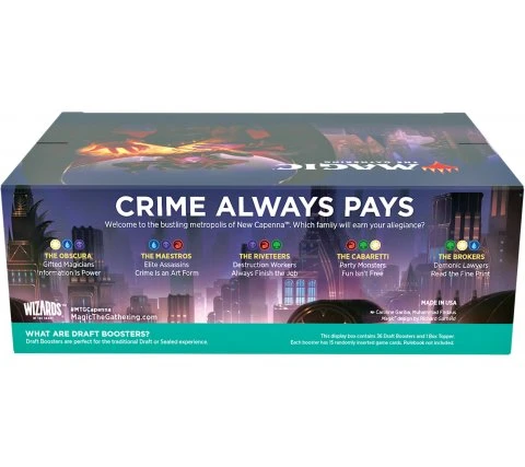 Draft Boosterbox Streets Of New Capenna (incl. Foil Box Topper) 2 Draft Boosterbox Streets Of New Capenna (incl. Foil Box Topper) - Afbeelding 2