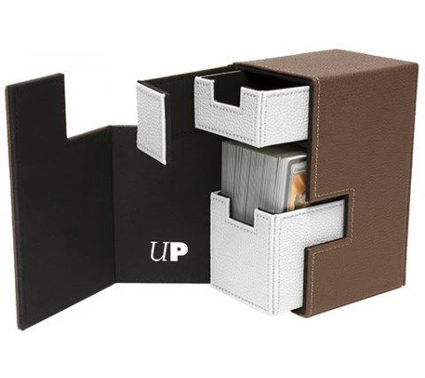 Ultra Pro Deckbox M2 Brown & White 2 Ultra Pro Deckbox M2 Brown & White - Afbeelding 2