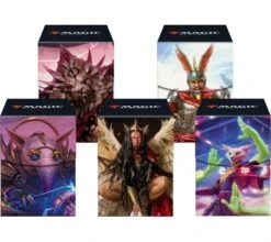 Ultra Pro Magic: The Gathering - March Of The Machine Commander Pro 100+ Deckbox (set Of 5)