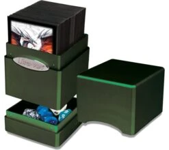 Ultra Pro Deckbox Satin Tower Radiant Amber Moss