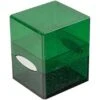 Ultra Pro Deckbox Satin Cube Green With Silver Glitter -DRAGON SHIELD Winkel db up satin cube glitter green 1
