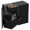 Ultimate Guard Flip'n'Tray Deck Case 80+ XenoSkin Black -DRAGON SHIELD Winkel ug 010221 1