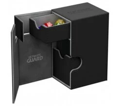 Ultimate Guard Flip'n'Tray Deck Case 80+ XenoSkin Black -DRAGON SHIELD Winkel ug 010221 2