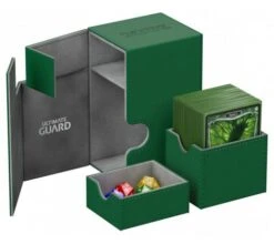 Ultimate Guard Flip'n'Tray Deck Case 80+ XenoSkin Green 6 Ultimate Guard Flip'n'Tray Deck Case 80+ XenoSkin Green -DRAGON SHIELD Winkel ug 010225 3