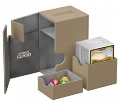 Ultimate Guard Flip'n'Tray Deck Case 80+ XenoSkin Sand -DRAGON SHIELD Winkel ug 010339 3