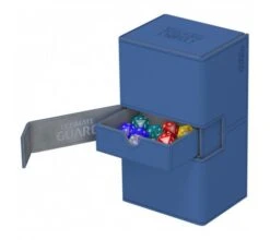 Ultimate Guard Twin Flip'n'Tray Deck Case 200+ XenoSkin Blue -DRAGON SHIELD Winkel ug 010381 3