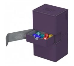 Ultimate Guard Twin Flip'n'Tray Deck Case 200+ XenoSkin Purple -DRAGON SHIELD Winkel ug 010402 3