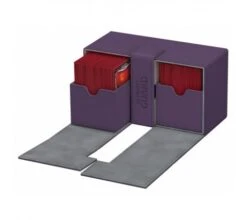 Ultimate Guard Twin Flip'n'Tray Deck Case 200+ XenoSkin Purple -DRAGON SHIELD Winkel ug 010402 4