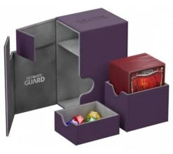 Ultimate Guard Flip'n'Tray Deck Case 80+ XenoSkin Purple -DRAGON SHIELD Winkel ug 010511 3