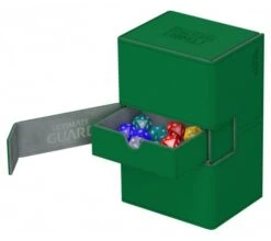 Ultimate Guard Twin Flip'n'Tray Deck Case 160+ XenoSkin Green -DRAGON SHIELD Winkel ug 010647 3