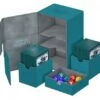 Ultimate Guard Twin Flip'n'Tray Deck Case 160+ XenoSkin Petrol Blue -DRAGON SHIELD Winkel ug 010648 1