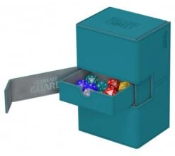 Ultimate Guard Twin Flip'n'Tray Deck Case 160+ XenoSkin Petrol Blue -DRAGON SHIELD Winkel ug 010648 3