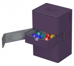 Ultimate Guard Twin Flip'n'Tray Deck Case 160+ XenoSkin Purple -DRAGON SHIELD Winkel ug 010650 3