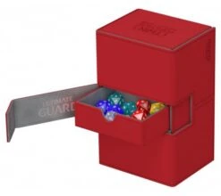 Ultimate Guard Twin Flip'n'Tray Deck Case 160+ XenoSkin Red 7 Ultimate Guard Twin Flip'n'Tray Deck Case 160+ XenoSkin Red -DRAGON SHIELD Winkel ug 010651 3