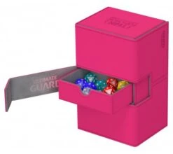 Ultimate Guard Twin Flip'n'Tray Deck Case 160+ XenoSkin Pink -DRAGON SHIELD Winkel ug 010769 3