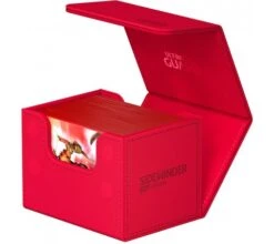 Ultimate Guard Sidewinder 100+ XenoSkin Monocolor Red -DRAGON SHIELD Winkel ug 011212 4a