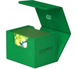 Ultimate Guard Sidewinder 100+ XenoSkin Monocolor Green -DRAGON SHIELD Winkel ug 011214 4a