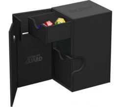 Ultimate Guard Flip'n'Tray Deck Case 80+ XenoSkin Monocolor Black -DRAGON SHIELD Winkel ug 011218 6