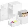 Ultimate Guard Flip'n'Tray Deck Case 80+ XenoSkin Monocolor White -DRAGON SHIELD Winkel ug 011219 1