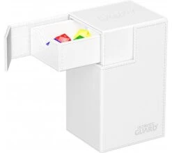 Ultimate Guard Flip'n'Tray Deck Case 80+ XenoSkin Monocolor White -DRAGON SHIELD Winkel ug 011219 3