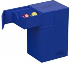 Ultimate Guard Flip'n'Tray Deck Case 80+ XenoSkin Monocolor Blue -DRAGON SHIELD Winkel ug 011221 3