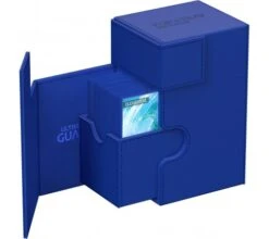 Ultimate Guard Flip'n'Tray Deck Case 80+ XenoSkin Monocolor Blue -DRAGON SHIELD Winkel ug 011221 4