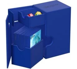 Ultimate Guard Flip'n'Tray Deck Case 80+ XenoSkin Monocolor Blue -DRAGON SHIELD Winkel ug 011221 5