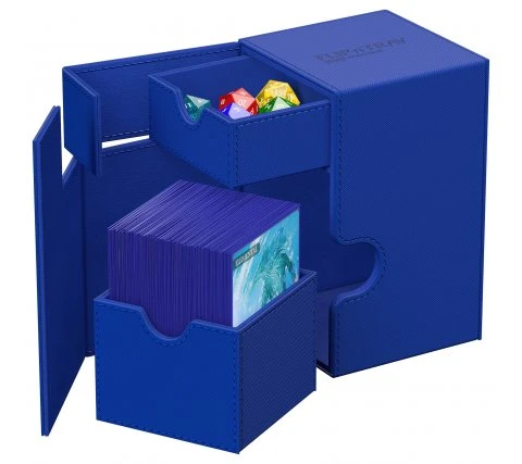 Ultimate Guard Flip'n'Tray Deck Case 100+ XenoSkin Monocolor Blue 1 Ultimate Guard Flip'n'Tray Deck Case 100+ XenoSkin Monocolor Blue