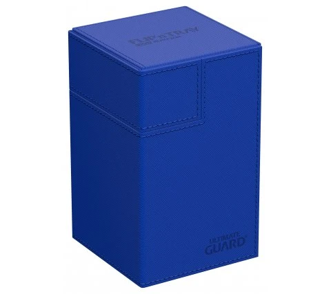 Ultimate Guard Flip'n'Tray Deck Case 100+ XenoSkin Monocolor Blue 3 Ultimate Guard Flip'n'Tray Deck Case 100+ XenoSkin Monocolor Blue - Afbeelding 3