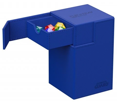 Ultimate Guard Flip'n'Tray Deck Case 100+ XenoSkin Monocolor Blue 4 Ultimate Guard Flip'n'Tray Deck Case 100+ XenoSkin Monocolor Blue - Afbeelding 4