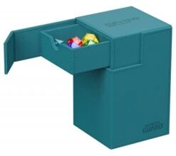 Ultimate Guard Flip'n'Tray Deck Case 100+ XenoSkin Monocolor Petrol -DRAGON SHIELD Winkel ug 011231 4