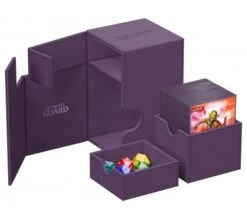 Ultimate Guard Flip'n'Tray Deck Case 100+ XenoSkin Monocolor Purple -DRAGON SHIELD Winkel ug 011232 6