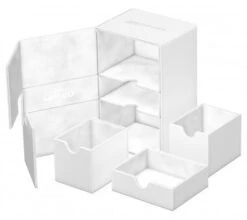 Ultimate Guard Twin Flip'n'Tray Deck Case 160+ XenoSkin Monocolor White -DRAGON SHIELD Winkel ug 011235 2