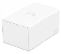 Ultimate Guard Twin Flip'n'Tray Deck Case 160+ XenoSkin Monocolor White -DRAGON SHIELD Winkel ug 011235 3