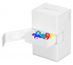 Ultimate Guard Twin Flip'n'Tray Deck Case 160+ XenoSkin Monocolor White -DRAGON SHIELD Winkel ug 011235 5