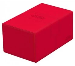 Ultimate Guard Twin Flip'n'Tray Deck Case 160+ XenoSkin Monocolor Red -DRAGON SHIELD Winkel ug 011236 3