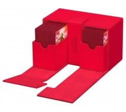 Ultimate Guard Twin Flip'n'Tray Deck Case 160+ XenoSkin Monocolor Red -DRAGON SHIELD Winkel ug 011236 7