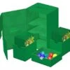 Ultimate Guard Twin Flip'n'Tray Deck Case 160+ XenoSkin Monocolor Green -DRAGON SHIELD Winkel ug 011238 1