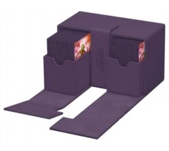 Ultimate Guard Twin Flip'n'Tray Deck Case 160+ XenoSkin Monocolor Purple -DRAGON SHIELD Winkel ug 011240 7