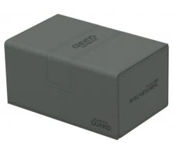 Ultimate Guard Twin Flip'n'Tray Deck Case 160+ XenoSkin Monocolor Grey -DRAGON SHIELD Winkel ug 011241 4