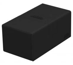 Ultimate Guard Twin Flip'n'Tray Deck Case 200+ XenoSkin Monocolor Black -DRAGON SHIELD Winkel ug 011242 3