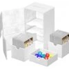 Ultimate Guard Twin Flip'n'Tray Deck Case 200+ XenoSkin Monocolor White -DRAGON SHIELD Winkel ug 011243 1