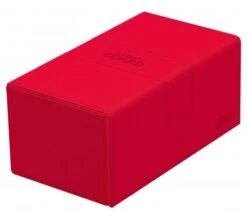 Ultimate Guard Twin Flip'n'Tray Deck Case 200+ XenoSkin Monocolor Red -DRAGON SHIELD Winkel ug 011244 3