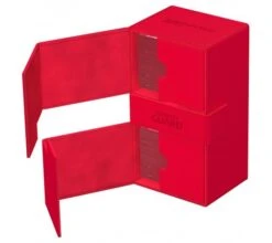 Ultimate Guard Twin Flip'n'Tray Deck Case 200+ XenoSkin Monocolor Red -DRAGON SHIELD Winkel ug 011244 6