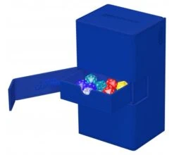 Ultimate Guard Twin Flip'n'Tray Deck Case 200+ XenoSkin Monocolor Blue -DRAGON SHIELD Winkel ug 011245 5