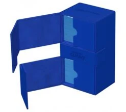 Ultimate Guard Twin Flip'n'Tray Deck Case 200+ XenoSkin Monocolor Blue -DRAGON SHIELD Winkel ug 011245 6