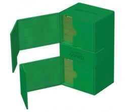 Ultimate Guard Twin Flip'n'Tray Eck Case 200+ XenoSkin Monocolor Green -DRAGON SHIELD Winkel ug 011246 6