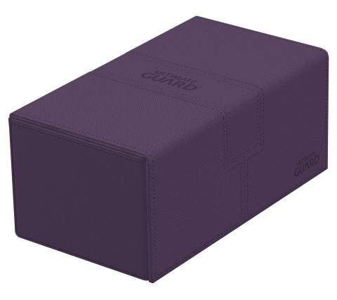 Ultimate Guard Twin Flip'n'Tray Deck Case 200+ XenoSkin Monocolor Purple 3 Ultimate Guard Twin Flip'n'Tray Deck Case 200+ XenoSkin Monocolor Purple - Afbeelding 3