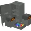 Ultimate Guard Twin Flip'n'Tray Deck Case 200+ XenoSkin Monocolor Grey -DRAGON SHIELD Winkel ug 011249 1